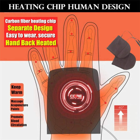 Women's & Men's 2 Pack USB Heated Gloves, Winter Laptop Gloves, Full & Half Heated Design (Deep Gray+Gray)