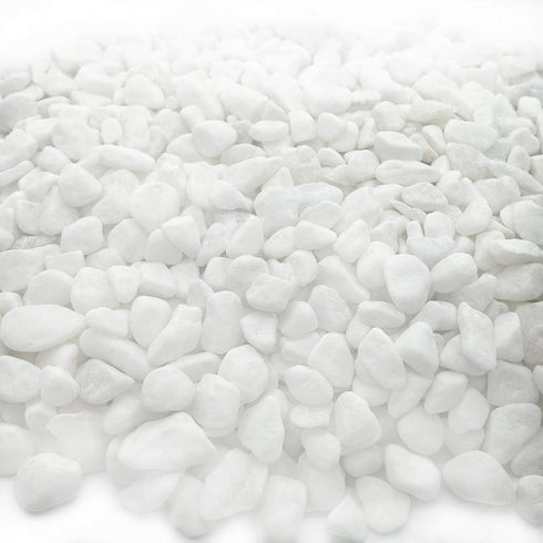 Aquarium Decorative Sands - White Gravel Pebbles for Aquariums & Terrarium Landscape, 2 Pounds