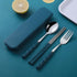 Generic Set Set, Set Portable Utensils with Case, Travel Utensils with Case, Travel Cutlery Reusable Camping Utensil