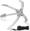 GanFindX PRO Heavy Duty Grappling Hook, Folding 4-Claw Survival Claw, Multi-Purpose SUS Sawtooth Hook for Outdoor
