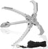 GanFindX PRO Heavy Duty Grappling Hook, Folding 4-Claw Survival Claw, Multi-Purpose SUS Sawtooth Hook for Outdoor
