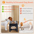 Marchul Elevated Dog Bowls, 4 Height Adjustable Raised Bowls with 2 Stainless Steel Bowls for Small Medium Large Dogs