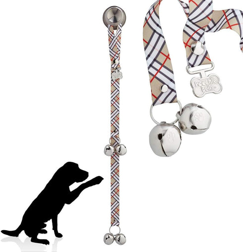 Original Handcrafted Potty Training Dog Doorbell, Trainer-Recommended for 20+ Years, One Size Fits All, Made in USA,