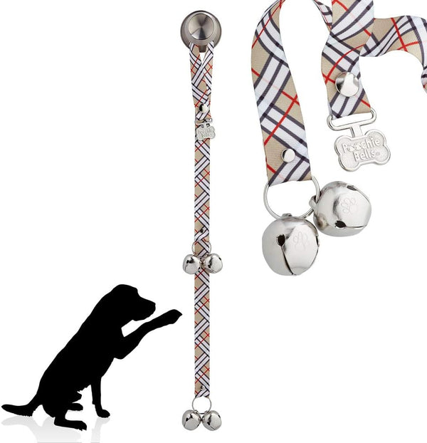 Original Handcrafted Potty Training Dog Doorbell, Trainer-Recommended for 20+ Years, One Size Fits All, Made in USA,