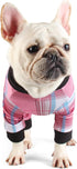 Etdane Dog Recovery Suit for Surgery, Female Spay Onesie for Dogs, Blue Red Plaid/XL
