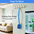 Novique Fish Tank Cleaner with Five Sided Sponge Brush and Long Handle Aquarium Scrubber Alage Scraper for Glass