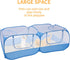 Jhua Pet Playpen for Small Animals, Portable Chicken Run with Cover, Foldable Chicken Coop Outdoor, Play Pens for Small