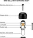 ROCKBROS Classic Bike Bell, Loud Sound Bicycle Ring Bell for Road and Mountain Bike Handlebars