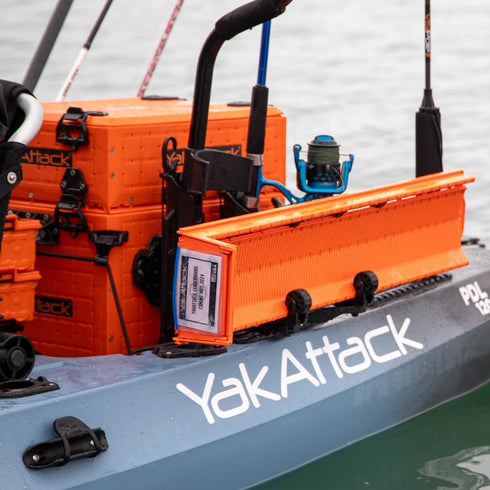 YakAttack Fishing LeaderBoard DoubleHeader Track Mount (MCD-1003), Kayak Fishing Accessories