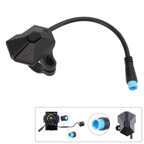 Switch Controller for P850C Electric Bike, 4 PIN Switch Button Controller for P850C Mid Mount Motor