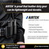 Hero's Pride AirTek Glove Pouch, Tactical Leather Glove Holder for Duty Belt, Lightweight with Three Sections