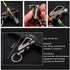 Permanent Metal Lighter, Lighter Keychain Outdoor, Emergency Survival Gear with Flint Metal Matchstick Fire Starter Kerosene Refillable Lighter