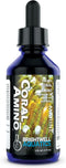 Brightwell Aquatics CoralAmino - 2.02 fl oz Complex of Amino Acids for Coral Growth, Saltwater Aquarium Food
