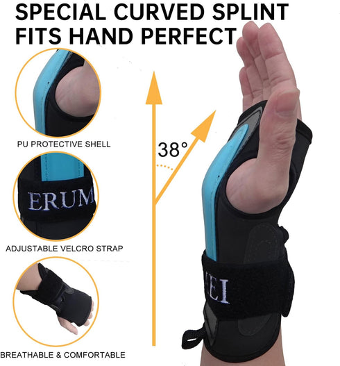 Impact Wrist Guards for Snowboarding, Skating, Skiing, Sport Protection Gear