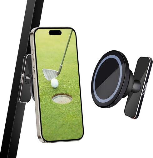 XIEACHUR Golf cart Phone Holder Magnetic, Phone Holder for Golf cart,Universal Phones 360