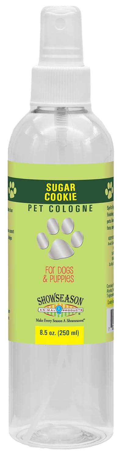 Sugar Cookie Pet Cologne 8.5 oz. - Long-Lasting Odor Eliminator for Dogs & Puppies, Biodegradable & Non-Toxic