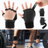 Trivolein Workout Gloves for Men & Women, Wrist Wraps for Weightlifting Fingerless Gym Gloves with Wrist Support