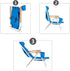Folding Beach Chair for Adult,Outdoor Folding Lawn and Camping Chair Portable Frame Collapsible Lawn Outdoor Chair