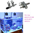 4 Pcs 2-Way Aquarium Air Splitter, Stainless Steel Pump Lever Flow Control Valve for Fish Tank