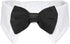 Dog Bow Tie, KOOLMOX Adjustable Black Pet Tuxedo Collar with White Bow Tie for Medium Large Dogs