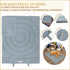 Portable Dog Mat, Waterproof & Foldable Pet Bed for Indoor, Outdoor, Travel, 39"x30", Grey, Includes Carry Bag