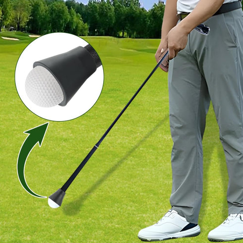 Ranjaner 5Pcs Golf Ball Retriever, Portable Golf Ball Picker Upper for Putter, Durable Golf Ball Grabber Pick Up Tool