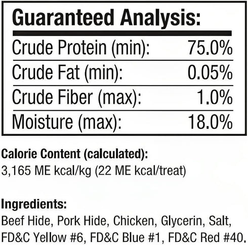 Good'n'Fun Triple Flavor Twists, Dog Chew Sticks, 70 Count of Premium Chicken and Beef Hide Treats