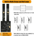 KRYDEX Single/Double Pistol Mag Pouch - Nylon 9mm Quick Release Magazine Insert