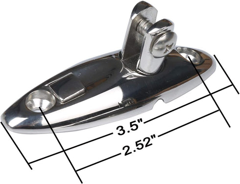 Swivel Deck Hinge Quick Release fot Boat Bimini,316 Stainless Steel Marine Grade 2pack