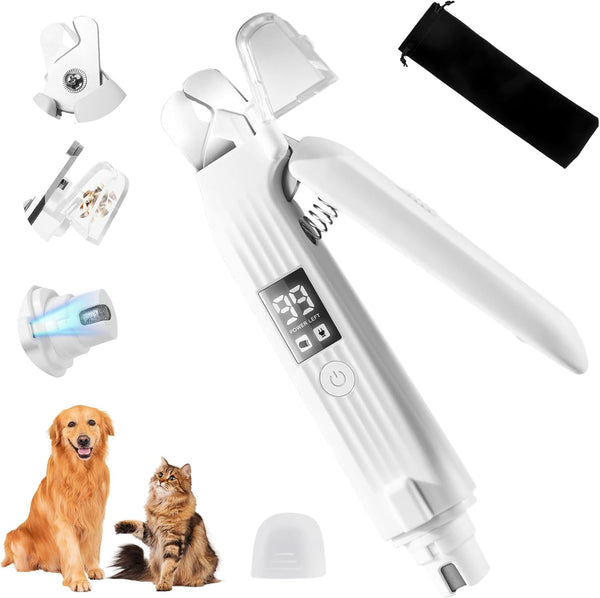 2 in 1 Dog Nail Clippers an Nail Grinder Pet Trimmers for