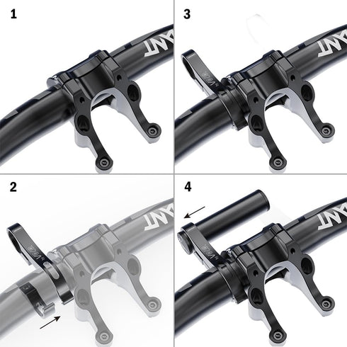 Volo Extender BAR - Aluminum Bike Handlebar Extender for Mounts, GPS, Headlights (85mm)