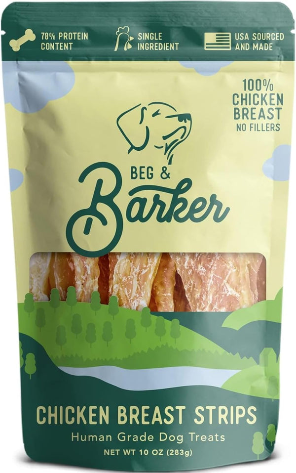 Beg & Barker Chicken Jerky for Dogs (10 Ounce, Pack of 1)