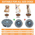 Slow Feeder Dog Bowls Insert, Animire Soft Silicone Slow Eating Dog Food Bowl for Small, Medium and Large Dogs, Compatible with Regular and Elevated Dog Bowls