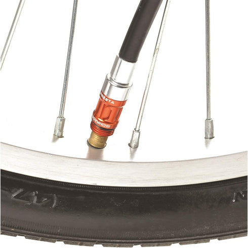 UNICHE Tech HV Bike Frame Pump with Gauge, Fits Presta & Schrader, Portable Mini Bicycle Pump