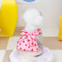 Dog Dresses for Small Dogs Girl female Dog Clothes Cat Clothes Cat Dress Cute Cotton extra small Summer clothes Bow Decor Printed Strawberry Dog Birthday Outfit Small Puppy Clothes