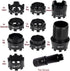 Golf Shaft All Fit Adapter Sleeve with 10pcs Rings for Titleist/Taylormade/Callaway/Ping/Cobra/Mizuno