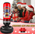 SHZYGQ 65 Inch Set MMA Inflatable Punching Bag for Kids, Kids Punching Bag with Gloves for Boys & Girls, Kicking Bag