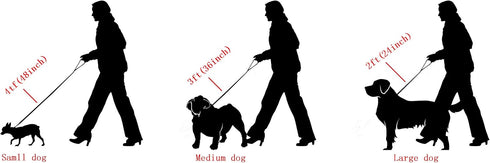 Strong Dog Chain Gold Leash Long 3FT 4FT 5FT 18K Gold Plated Stainless Steel 12mm Curb Cuban Link with Leather Handle