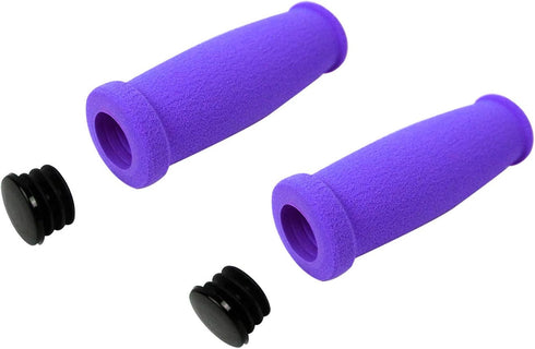Kick Push New Replacement Handle Grips for Razor Scooter - Foam Grip for Handlebar (Purple)