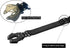 ICEFANG 25 Inch Reflective Nylon Traffic Leash - Heavy Duty Auto Lock Clip for Medium Large Dogs (Black)