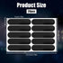 Exclaith 20PCS Black Reflective Tape, Reflective Stickers Motorcycle Helmet Decals Night Visibility Safety Decals