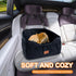 30lbs, Vivifying Dog Car Seat for Small & Medium Dogs, Detachable & Washable Booster Seat for Pets Up to Travel Bed