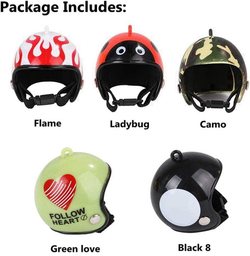 Chicken Helmet Bird Hat Safety Headgear for Small Animals, 5 Pcs Halloween Costumes