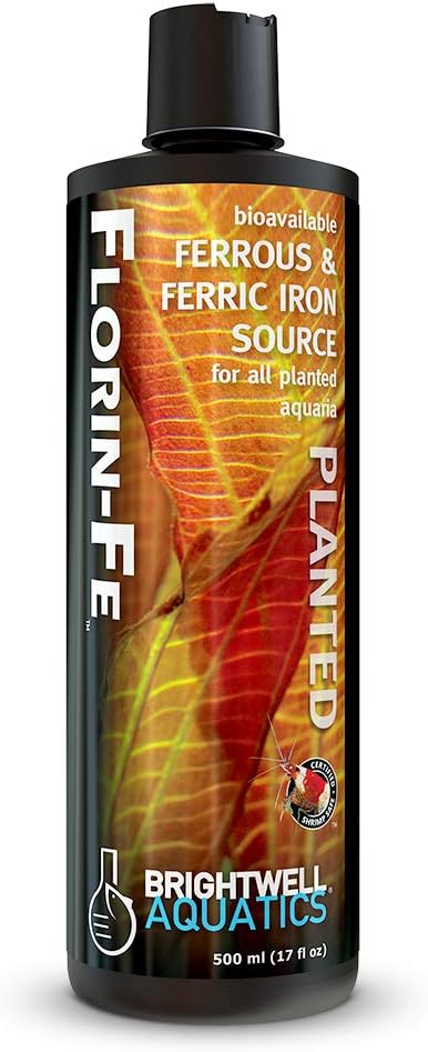 Brightwell Aquatics 500-ml Florin Fe - Bioavailable Ferrous & Ferric Iron Source for Planted Aquariums