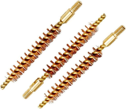 3-Pack Tipton Best Gun Bore Brush Bronze Bristles for Removing Fouling and Residue in Barrel for Gunsmithing, Gun