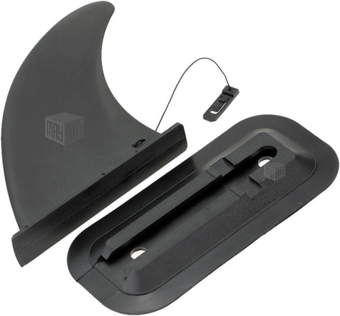 Kayak Skeg Tracking Fin - Large Mounting Points for Watershed Board Canoe