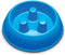 Brake-Fast Dog Food Slow Feed Bowl, Medium, Blue