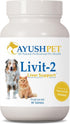 Ayush Herbs Livit-2 Pet Health Supplement, Liver and Gastrointestinal Support, 90 Tablets