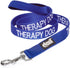 Limited Therapy Dog Blue Color Coded Padded Leash, Prevents Accidents by Warning Others (4ft)
