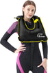 Rrtizan Snorkel Vest, Portable Inflatable Swim Jackets for Adults, Safety for Snorkeling Swimming Diving